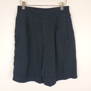 Athleta Playa Linen Bermuda Shorts - Black